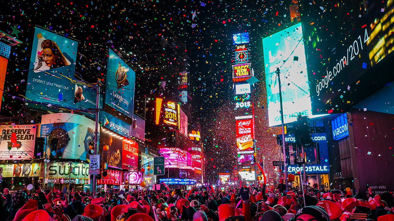 Credit Photo Simon Dux Media via Shutterstock
Times Square Winter Manhattan