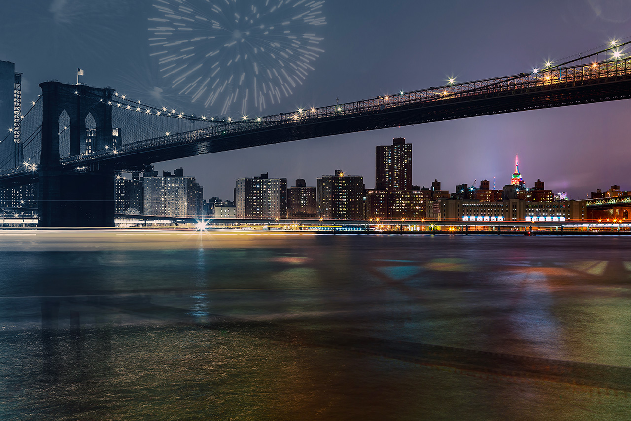 Credit Photo photovs via Envato
Vue sur Manhattan depuis Brooklyn Bridge Park